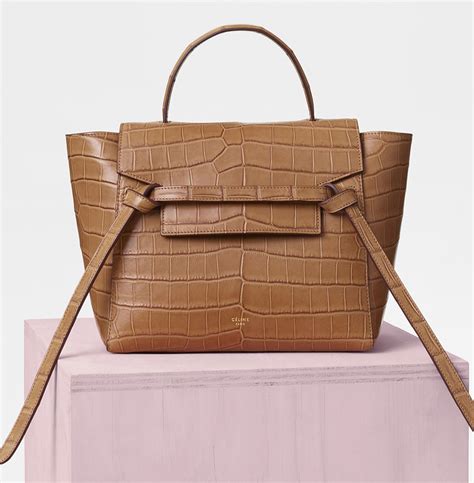 celine micro belt bag blush pink|celeine crocodile bag.